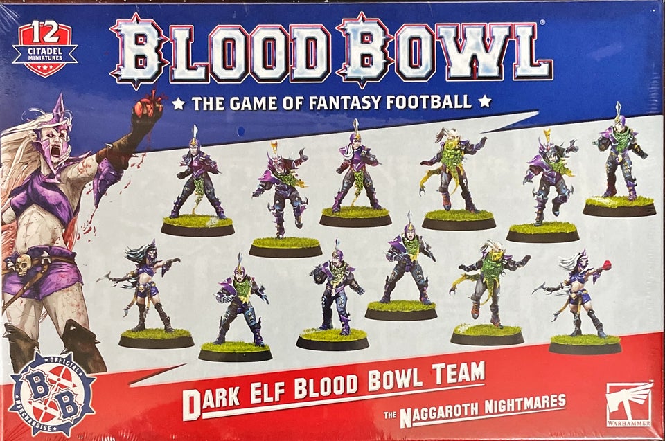 Blood Bowl: Naggaroth Nightmares Dark Elf Team