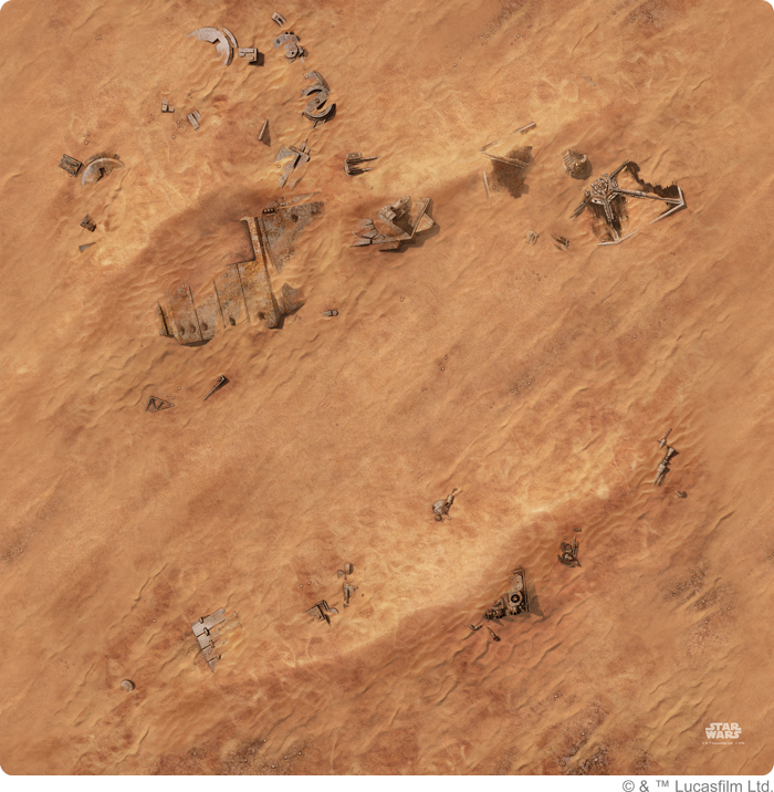 Star Wars Legion: Jakku Gamemat