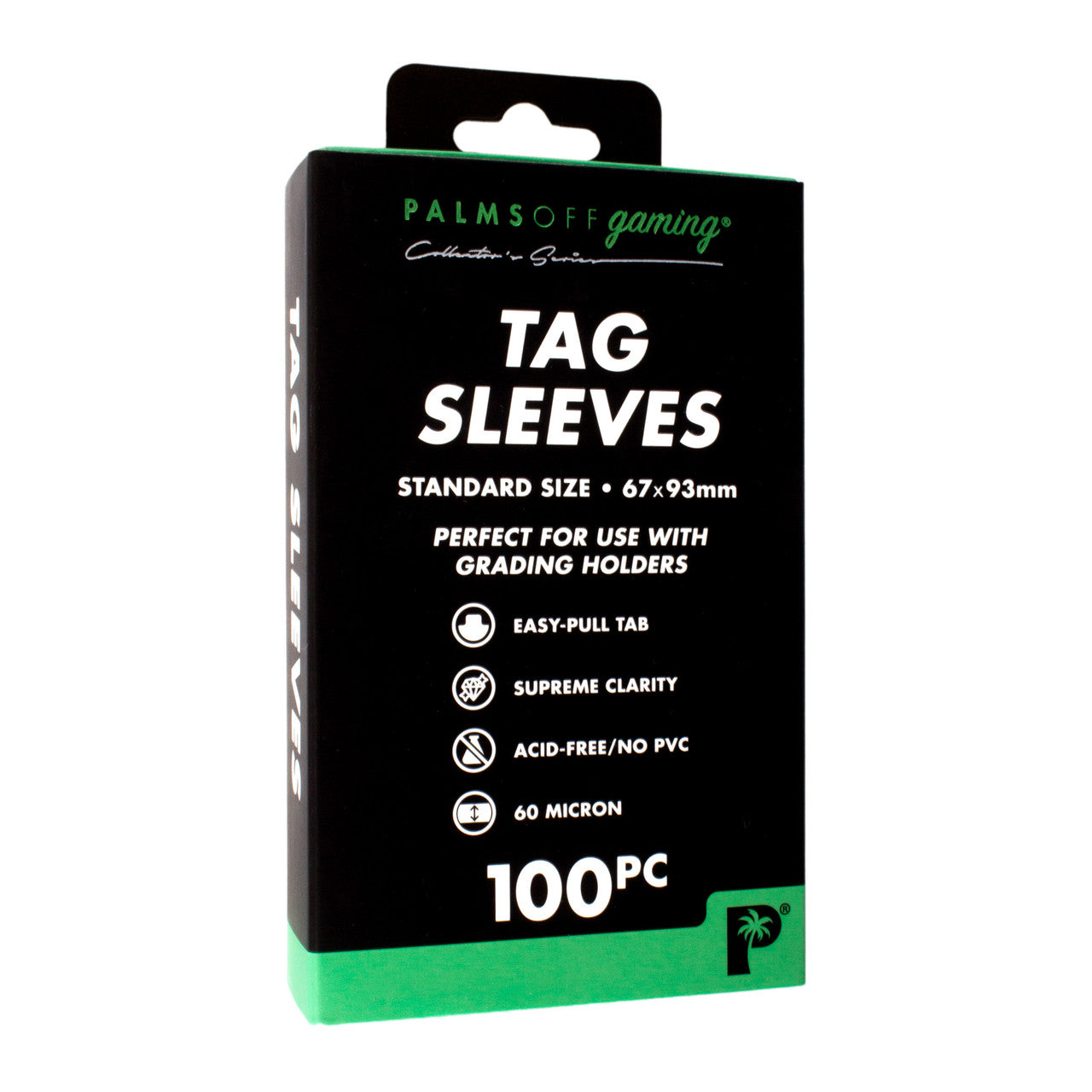 Palms Off: Tag Sleeves - 100pc