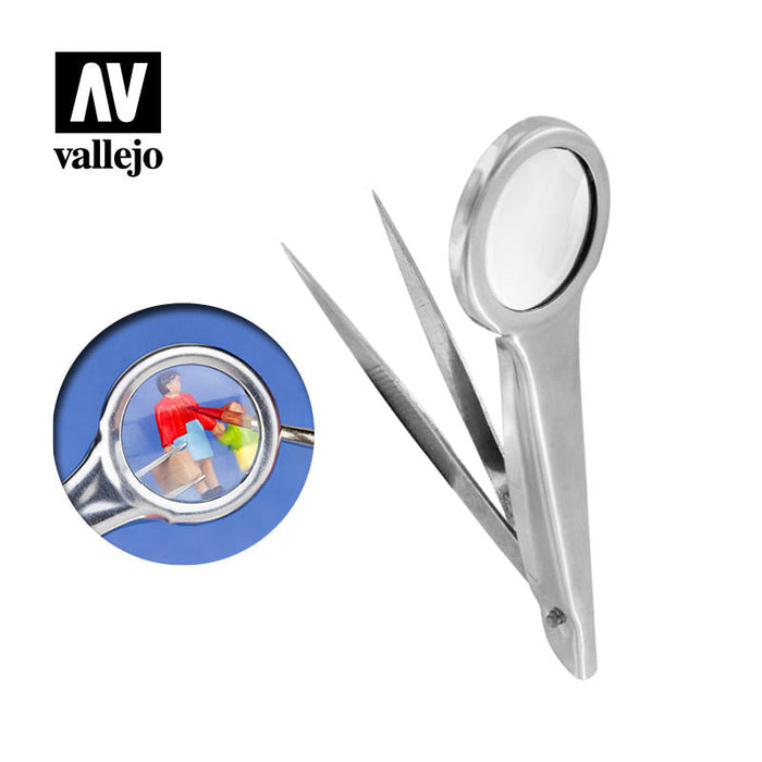 Vallejo: Hobby Tools - Magnifier Tweezers